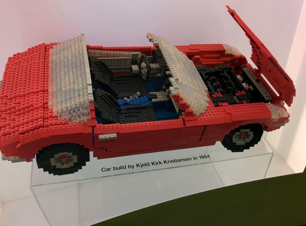 Modello realizzato da Kjeld nel 1964 esposto alla LEGO Idea House.