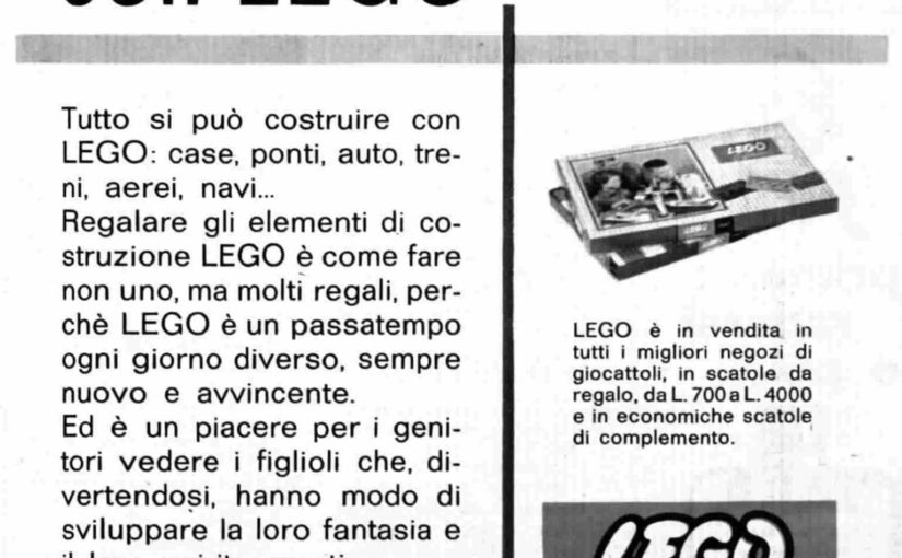 Apertura sede LEGO in Italia